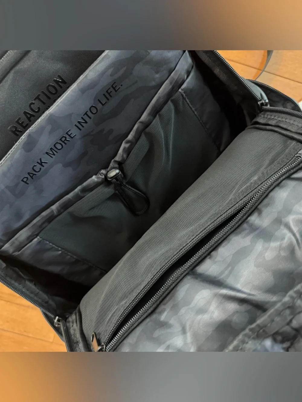 KENNETH COLE REACTION PARKER Backpack in Black with 17” Laptop Sleeve